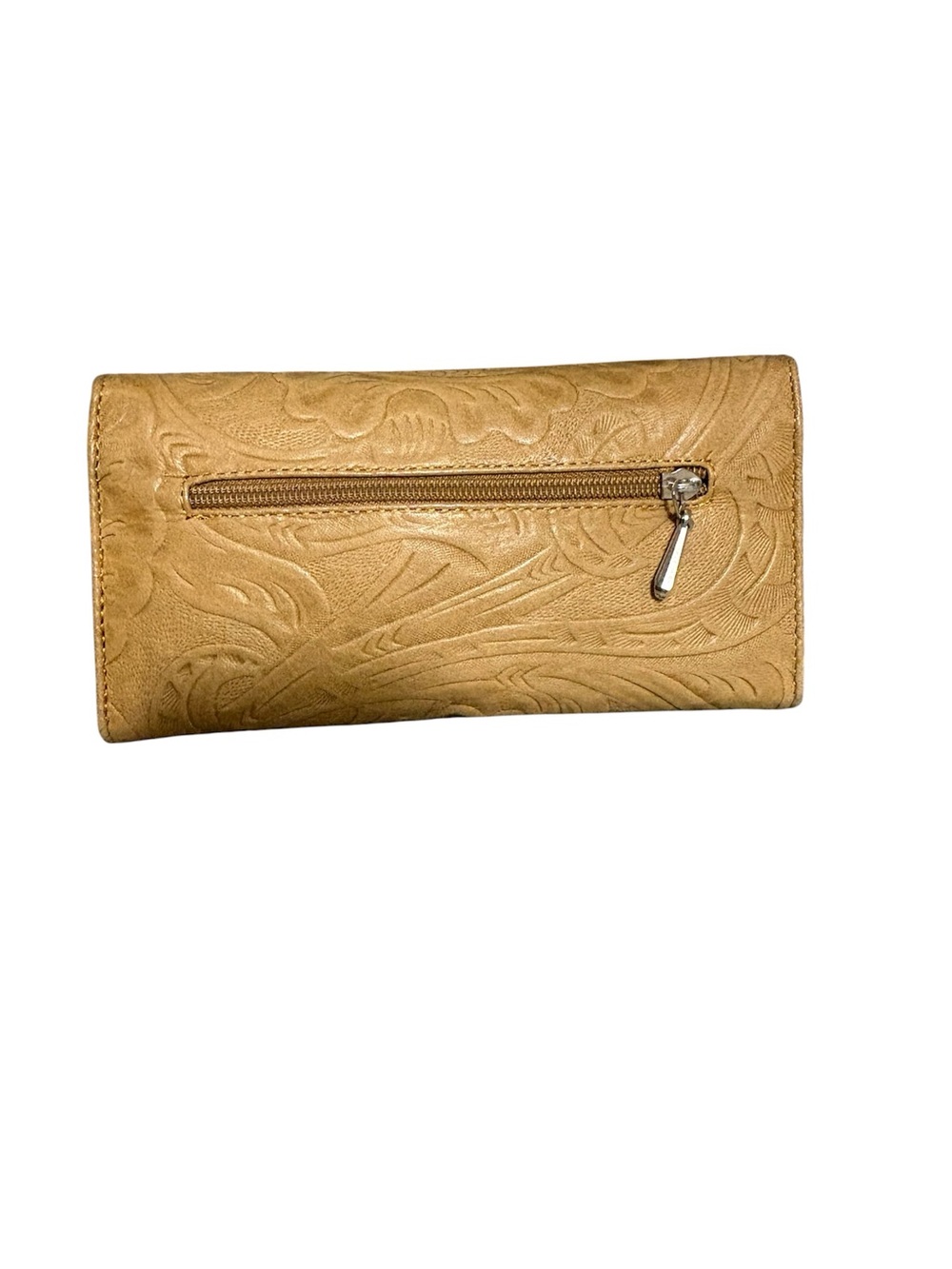 Hand Tooled Embossed Wallet - Picture 2 of 4